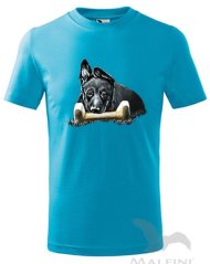 KINDER T-SHIRT ,,NO ŠTĚNĚ S ČINKOU,,