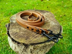 Switching leash aqua exclucive black hardware
