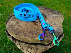 KüRUENDE  HUNDELEINE HEXAEXCLISV REGENBOGEN HARDWARE