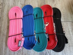 Rubberized tracking leash  width 15 mm