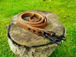 Switching leash aqua exclucive black hardware