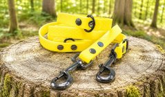 KüRUENDE HUNDELEINE HEXAEXCLISV GRAPHITE HARDWARE