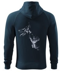 HERREN SWEATSHIRT MIT REISSVERSCHLUSS  ,,BOM OKO,,