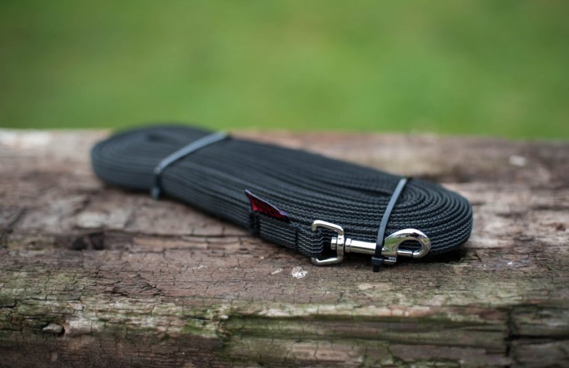 Rubberized tracking leash  width 20 mm