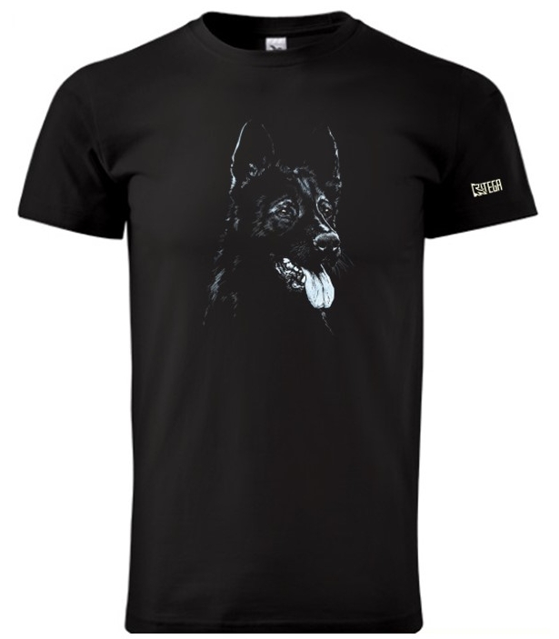 MEN'S T-SHIRT  ,,NO VLKOŠEDÝ,,