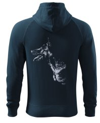 MEN'S SWEATSHIRT WITH ZIP  ,,BOM OKO,,