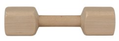 Small wooden dumbbell 650 g