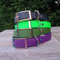 COLLAR "AQUA" EXCLUSIVE BRASS  BUCKLE-KOPIE