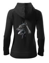 DAMEN-SWEATSHIRT MIT REISSVERSCHLUSS "HRUBÁČEK,