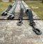 Leash rubberized with bottom hold