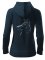 DAMEN-SWEATSHIRT MIT REISSVERSCHLUSS  ,,NO CELOČERNÝ,,