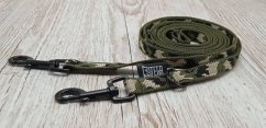 Switchable camouflage leash, width 25 mm