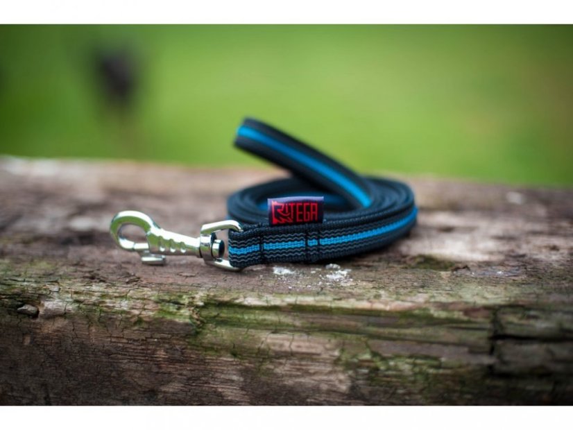 Leash rubberized  width 20 mm