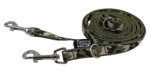 Switchable camouflage leash, width 15 mm