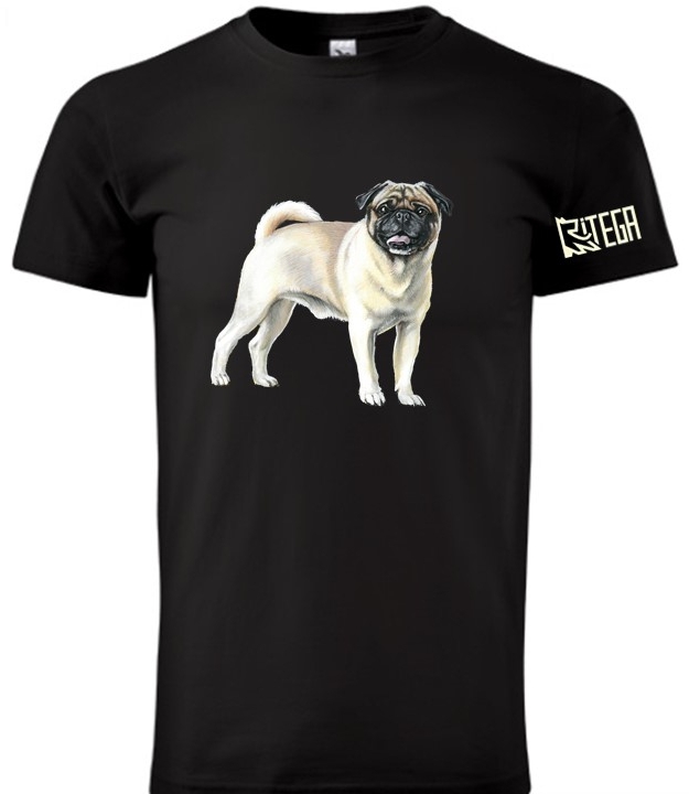 MEN'S T-SHIRT ,,MOPSÍK,,