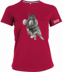 FRAUEN T-SHIRT    ,,NO BĚH S ČINKOU,,