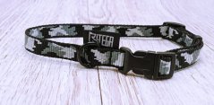 Camouflaged collar, plastic fittings, width 15 mm