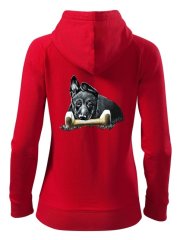 DÁMSKÁ MIKINA SE ZIPEM ,,NO ŠTĚNĚ S ČINKOU,  2. jakost