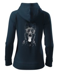 DÁMSKÁ MIKINA SE ZIPEM ,,HO HLADKOSRSTÝ,  2. jakost