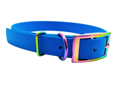 Obojek aqua exklusiv duhová přezka