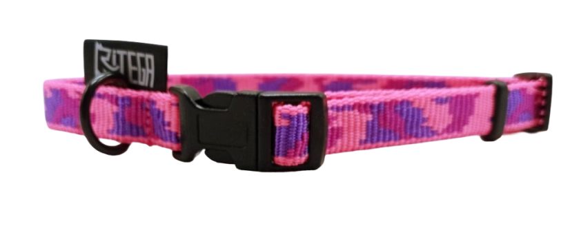 Camouflaged collar, plastic fittings, width 15 mm