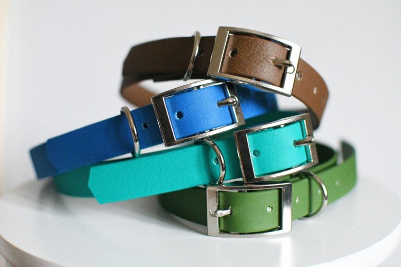 Collar aqua with buckle