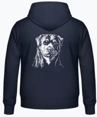 UNISEX MIKINA KLOKANKA  " RTW ČERNOBÍLÝ 2. jakost