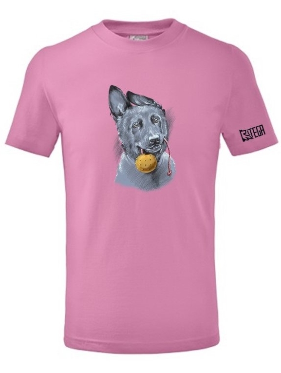 CHILDREN'S T-SHIRT ,,NO ŠTĚNĚ S MÍČKEM,,