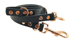 Switching leash aqua exclucive pink hardware