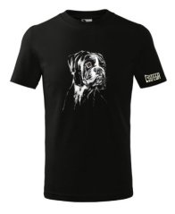 DĚTSKÉ TRIČKO ,,BOXER ČERNOBÍLÝ,,