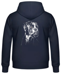 UNISEX MIKINA KLOKANKA  " BOXER BLACK & WHITE" 2. jakost