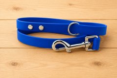 Leine aqua exclusiv silber karabiner