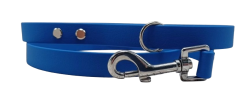 Leine aqua exclusiv silber karabiner
