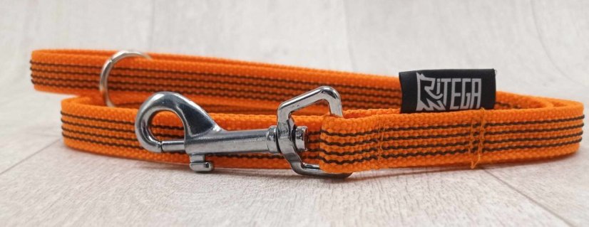 Leash rubberized  width 15 mm