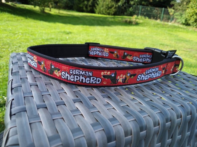 COLLAR GERMAN SHEPHERD  2,5 cm