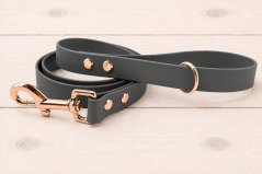 Leine aqua exclusiv rosa hardware