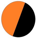 orange / black
