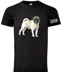 PÁNSKE TRIČKO ,,MOPSÍK,,