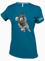 FRAUEN T-SHIRT    ,,NO BĚH S ČINKOU,,