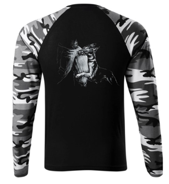 T-SHIRT LONG SLEEVE  ,,BOM RESPEKT,,
