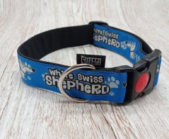COLLAR WHITE SWISS SHEPHERD 4 cm