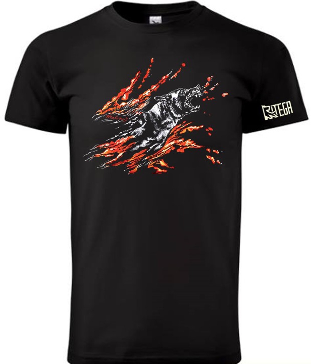 MEN'S T-SHIRT   ,,BOM OHEŇ,,