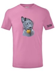 CHILDREN'S T-SHIRT ,,NO ŠTĚNĚ S MÍČKEM,,