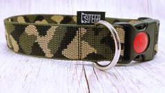 Camouflaged collar, plastic fittings, width 40 mm