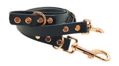 Switching leash aqua exclucive pink hardware