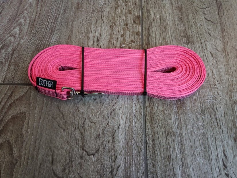Rubberized tracking leash  width 20 mm