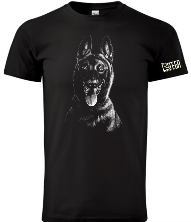 MEN'S T-SHIRT    ,,BOM MALINA,,