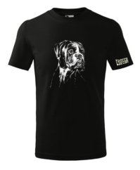 CHILDREN'S T-SHIRT ,,BOXER ČERNOBÍLÝ,,